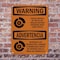 Signmission Chock Wheels Of Truck Or Trailer Bilingual OSHA Warning Sign, Plastic, 7in W x 10in L, 2PK OS-2PACK-WS-P-710-L-12522 - alternate 4